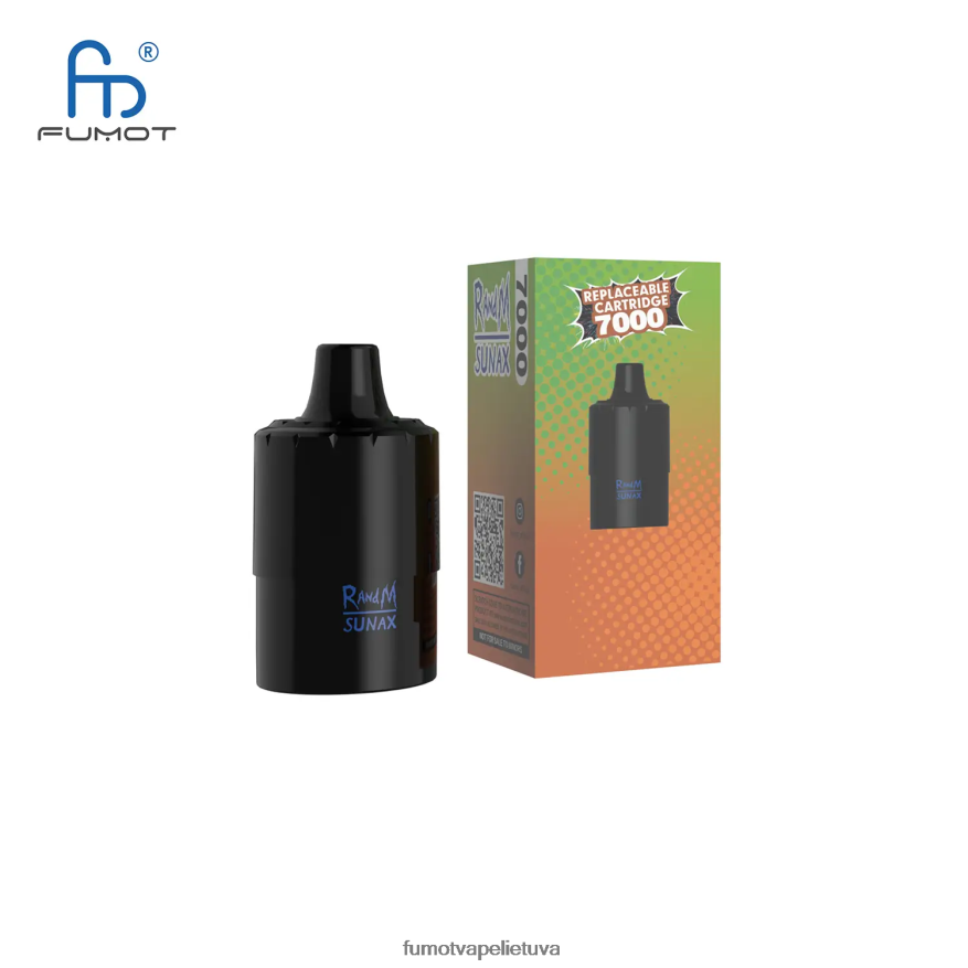 Fumot Sunax 7000 keičiama vape kasetė (1 vnt.) raudonojo obuolio citrina 4F628J493 Fumot Vape Online Shop