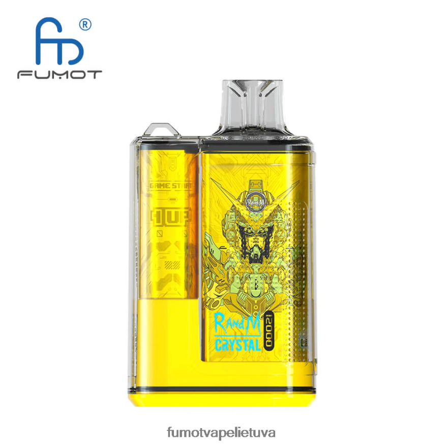 Fumot Crystal 1 vnt. - 12000 vienkartinė vape dėžutė 20ml mango ant ledo 4F628J272 Fumot Vapes