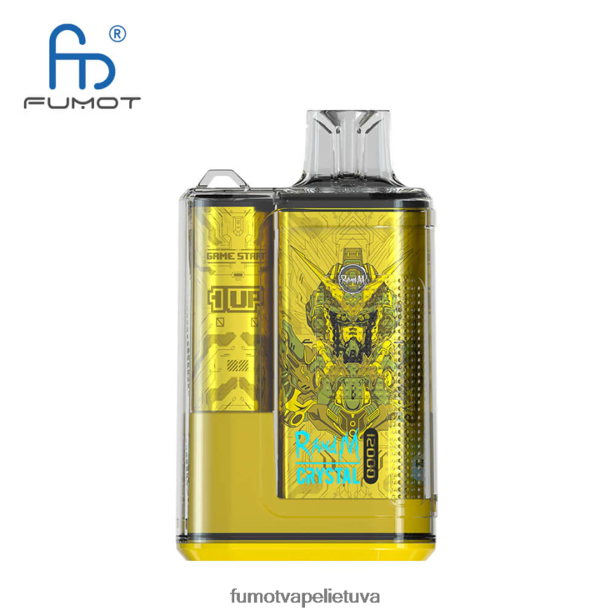 Fumot Crystal 1 vnt. - 12000 vienkartinė vape dėžutė 20ml persikų mango 4F628J274 Fumot Vape Price