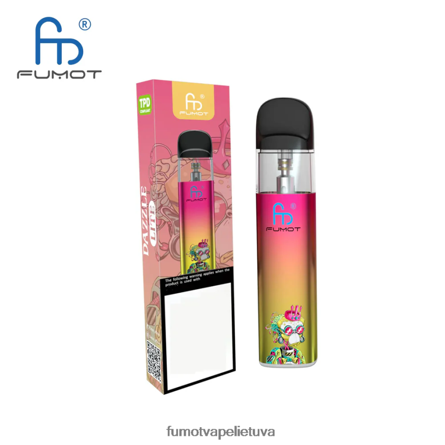 Fumot Dazzle Lite Su tpd suderinamas tuščias vape rinkinys (1 vnt.) žalia-violetinė 4F628J551 Fumot Vape Lietuva