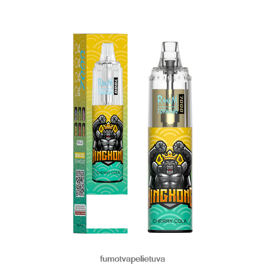 Fumot Tornado 14 ml 7000 vienkartinis vape rašiklis (1 vnt.) mėlynių granatų 4F628J67 Fumot Flavors