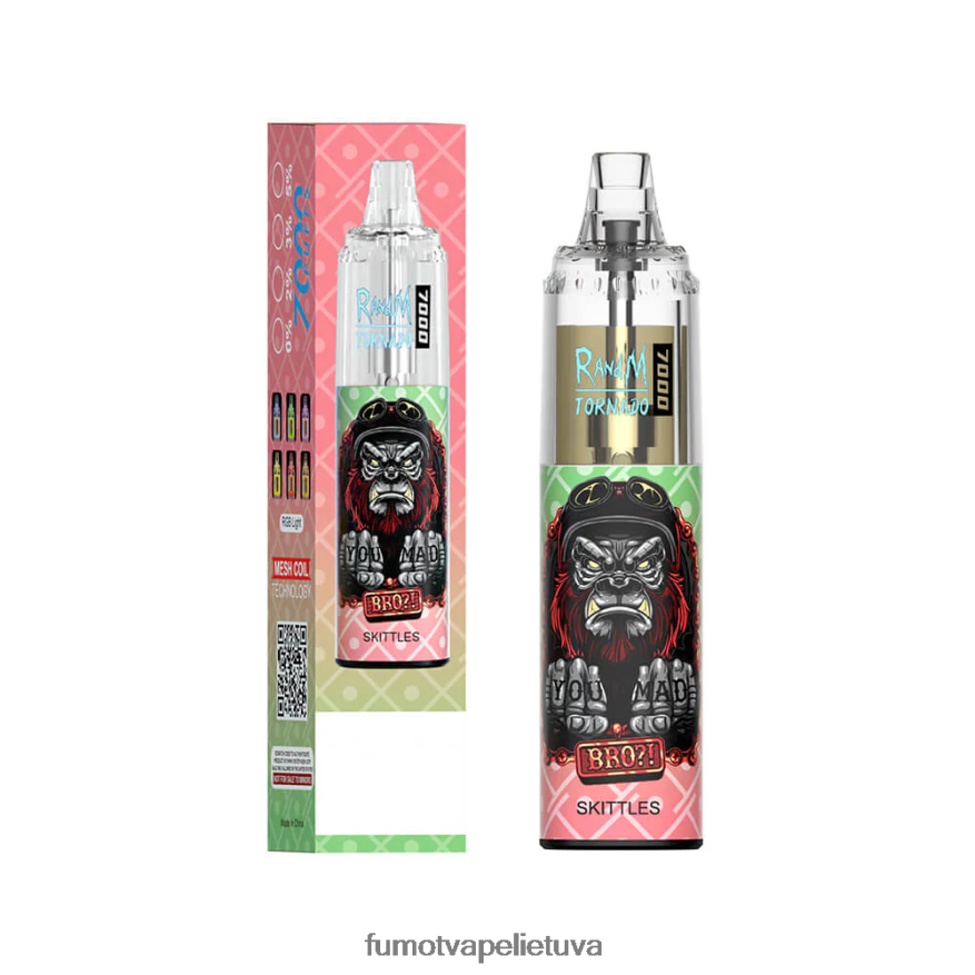 Fumot Tornado 14 ml 7000 vienkartinis vape rašiklis (1 vnt.) obuolių persikų kriaušių 4F628J54 Fumot Vape Price