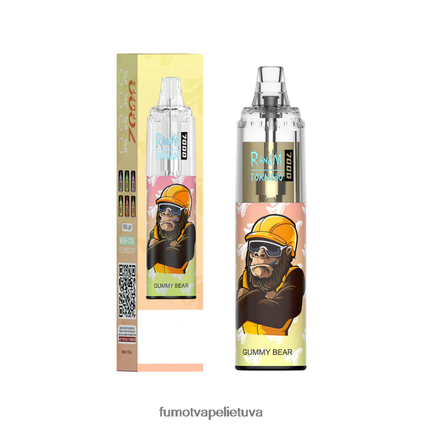 Fumot Tornado 7000 vienkartinis vape rašiklis - 14 ml (1 vnt.) mango ant ledo 4F628J84 Fumot Vape Price