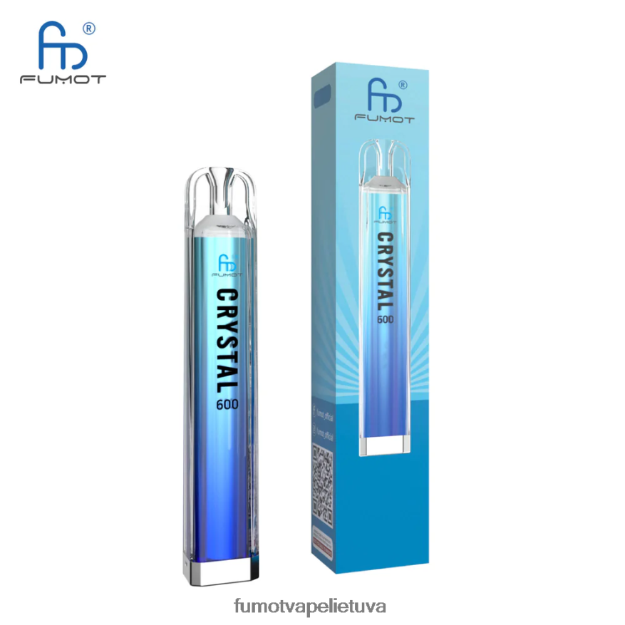 Fumot Crystal 2ml (3 vienetų rinkinys) vienkartinis vape - atitinka 600 tpd ananasų ledas 4F628J391 Fumot Vape Lietuva