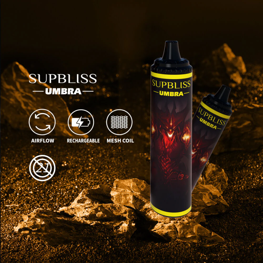 Fumot Supbliss Umbra 10000 (1 vnt.) vienkartinis vape rašiklis - 20ml dr. mėlyna 4F628J477 Fumot Flavors